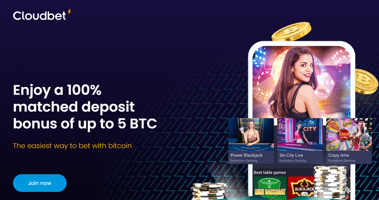 Geniet van een 100% gematchte stortingsbonus