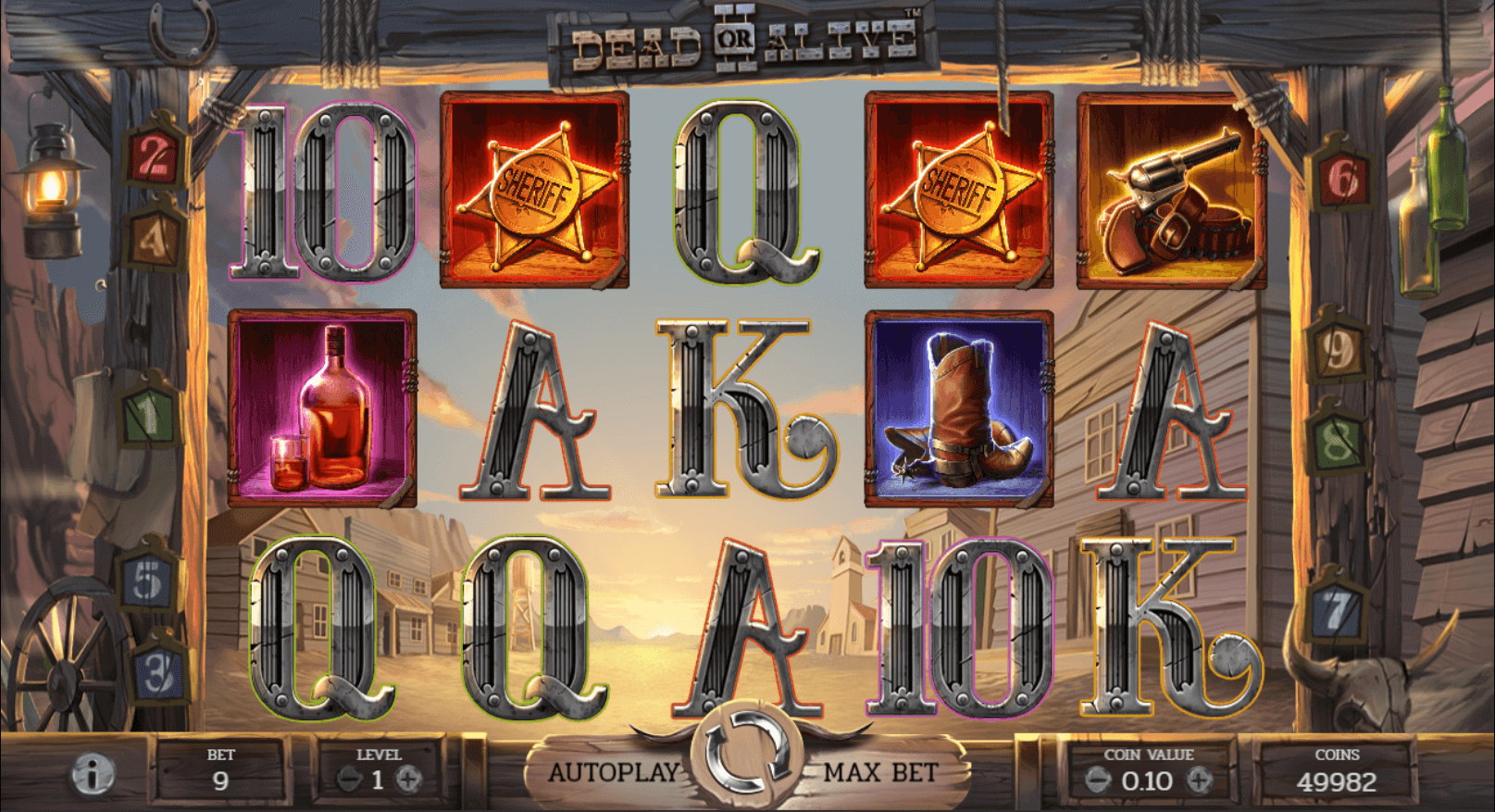 Dead or Alive 2 gokkast screen