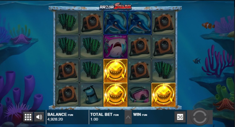 razor shark push gaming slot review gokkast 2
